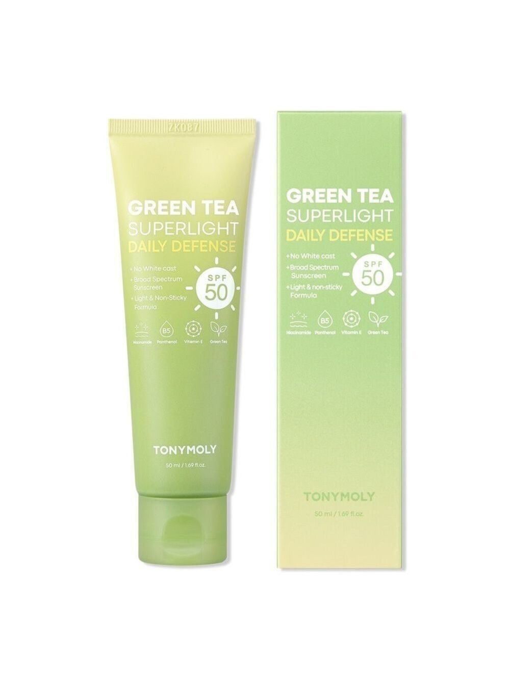 TonyMoly Green Tea Superlight Daily Defense Sun Screen SPF50 | NEW | Korean SPF